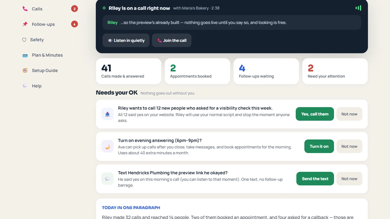 AnswerCrew customer communication workspace