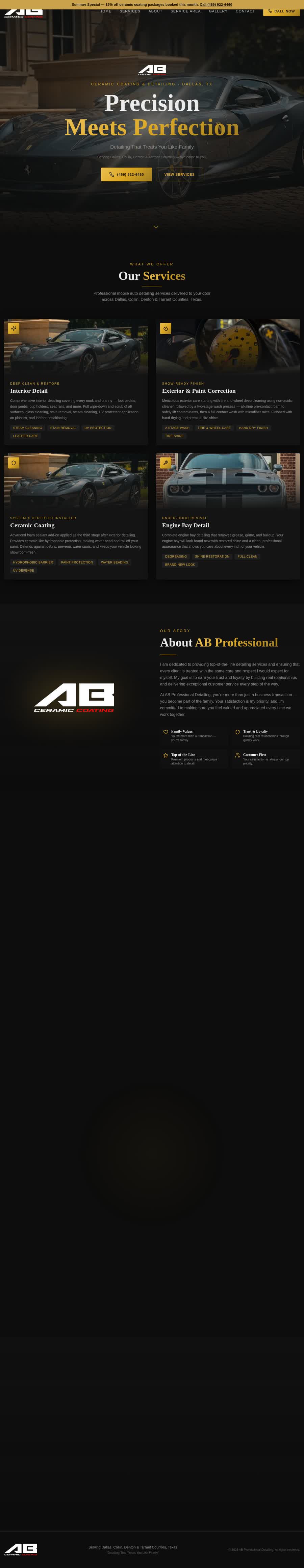 The same business rebuilt by WSS Labs, full page